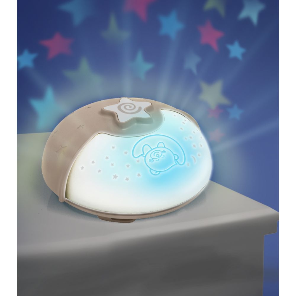 Lampa de veghe cu proiectie, Infantino, Bej 