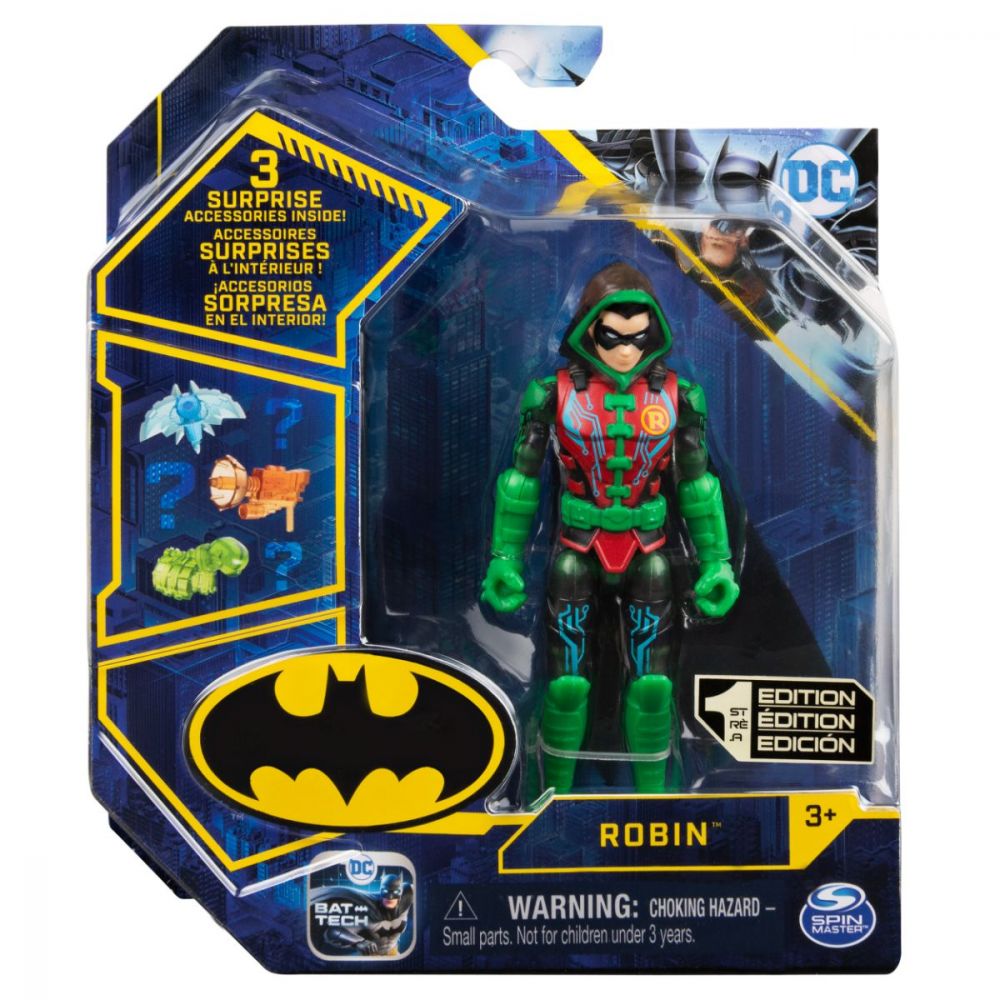 Set Figurina cu accesorii surpriza Batman, Robin, 20131330