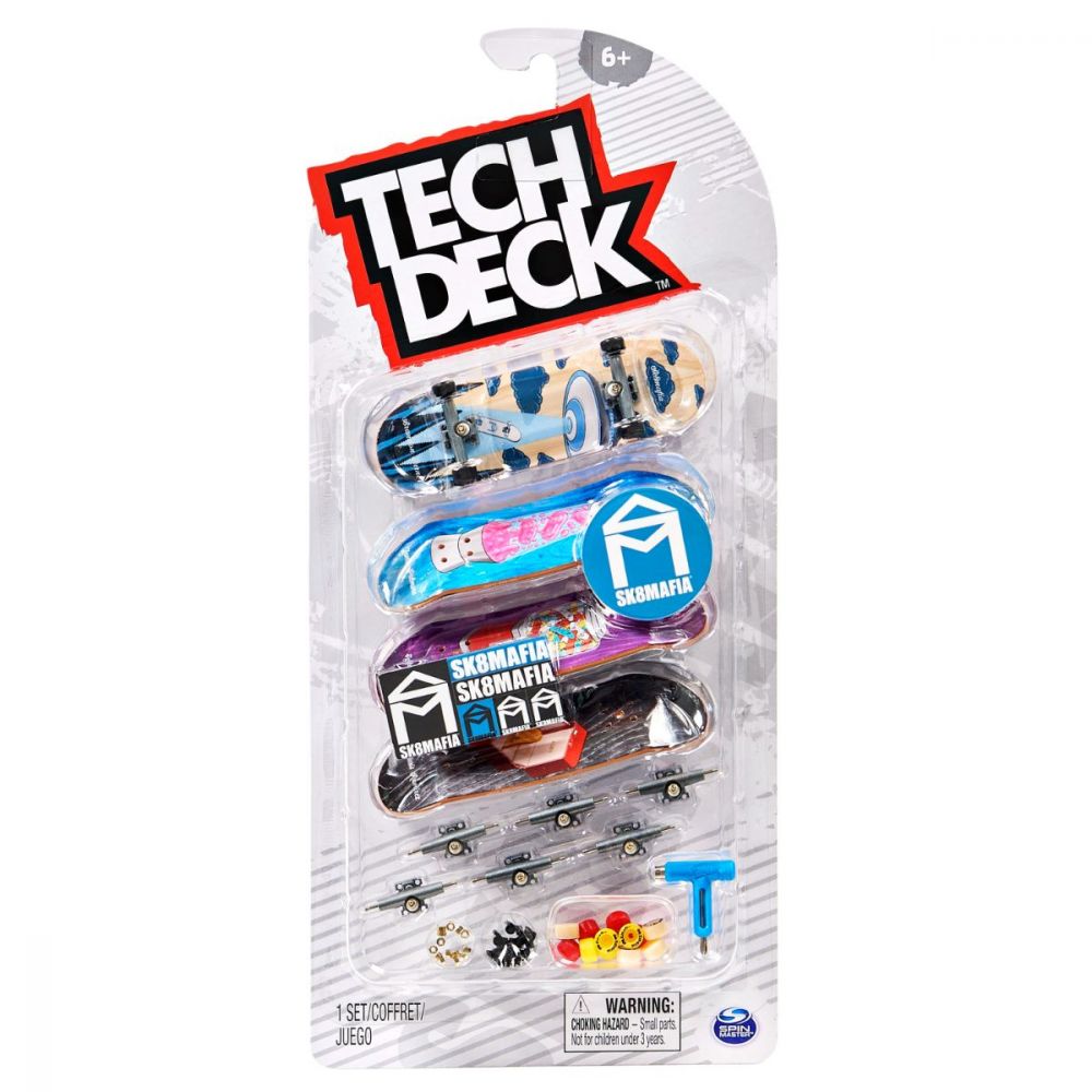 Set mini placa skateboard Tech Deck, 4 buc, 20136683