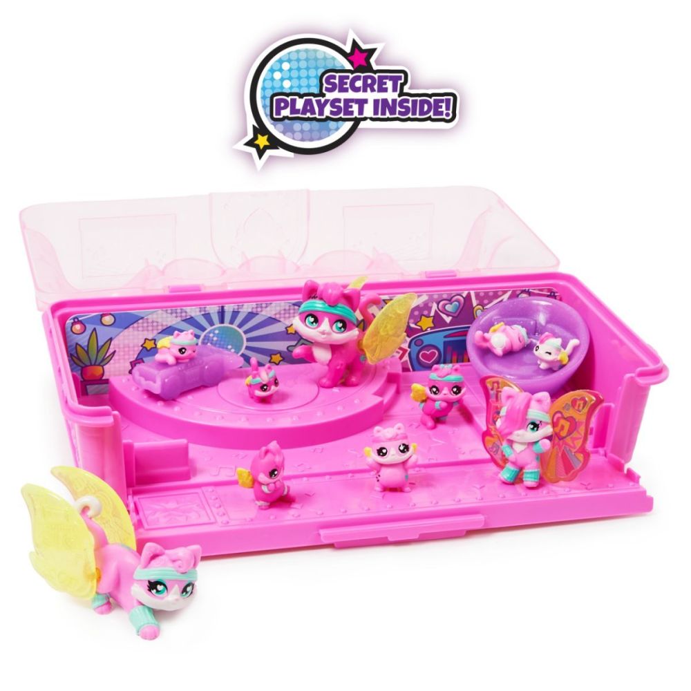 Pachet figurine, Hatchimals, familie de pisicute