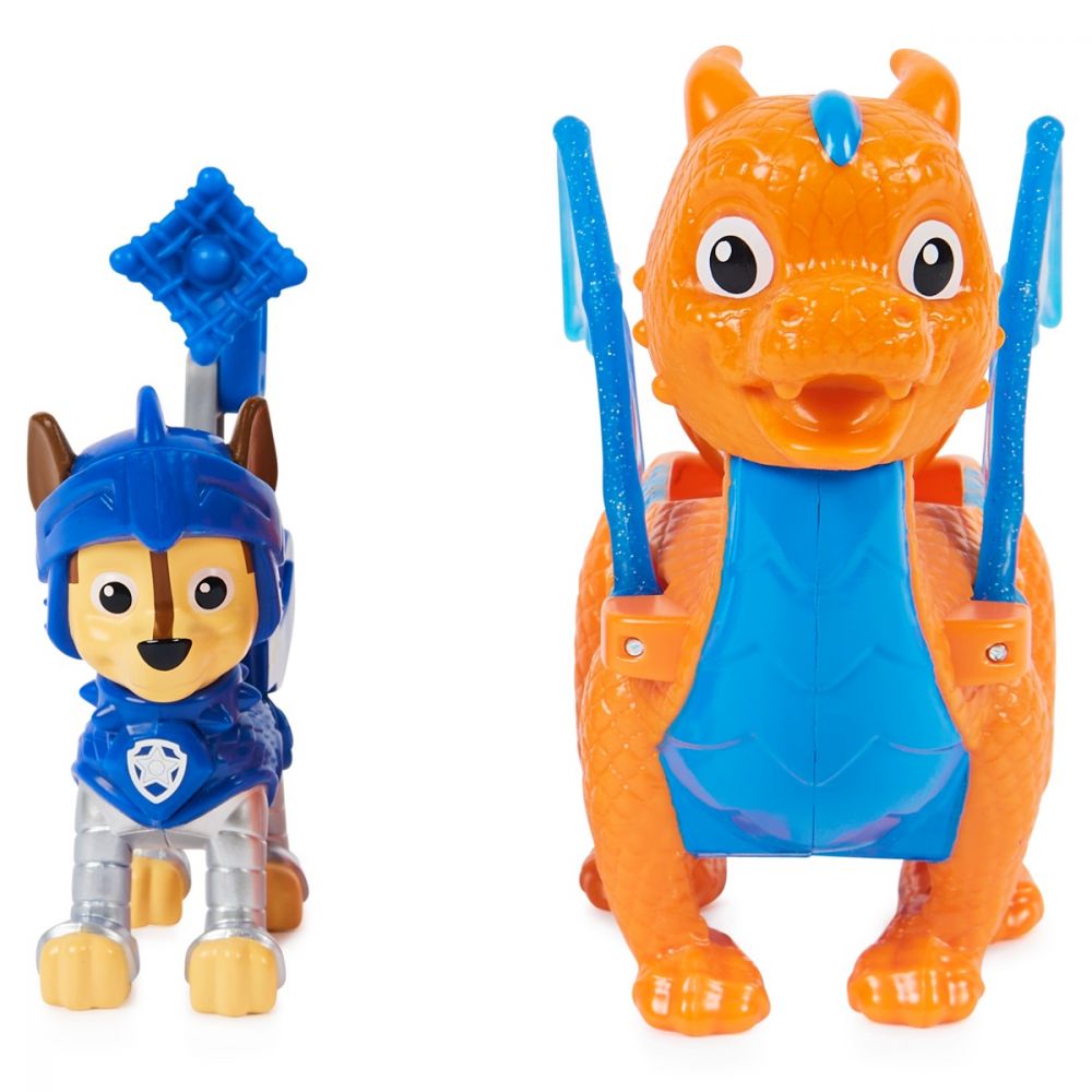 Set minifigurine cu dragon Paw Patrol Rescue Knights Chase