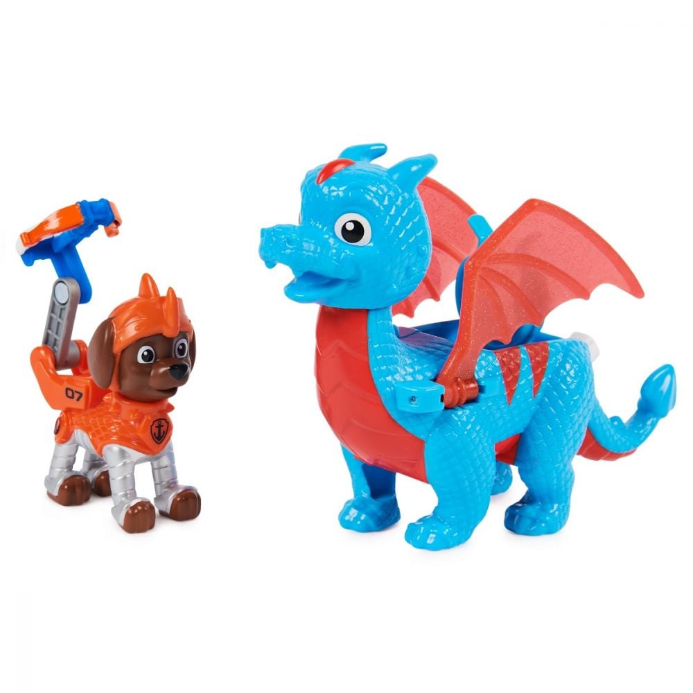 Set minifigurine cu dragon, Paw Patrol Rescue Knights, Zuma 20135267