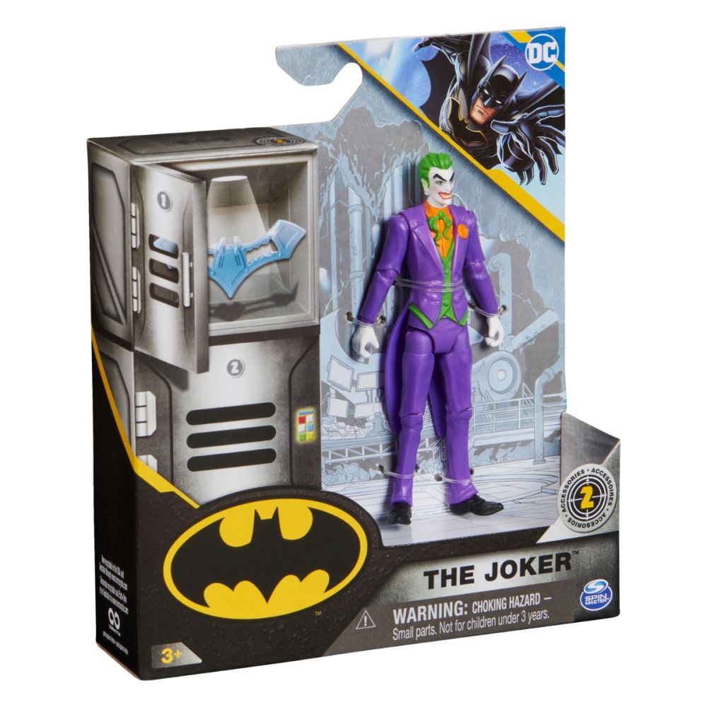 Set figurina cu 2 accesorii surpriza, The Joker, 20143786