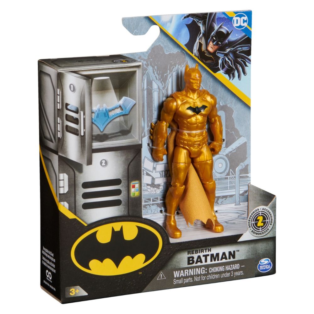 Set figurina cu 2 accesorii surpriza, Rebirth Batman, 20143790