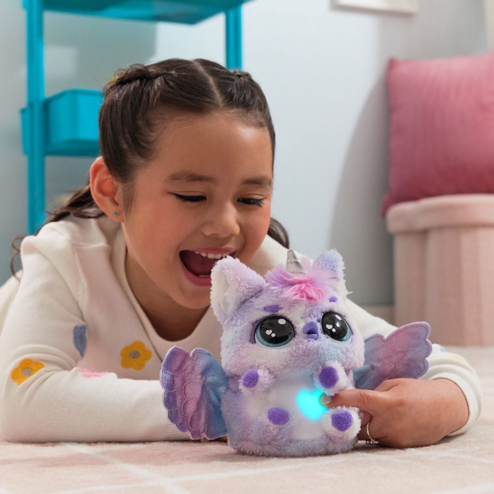Jucarie de plus surpriza, Hatchimals, Pufficorn, 6069132