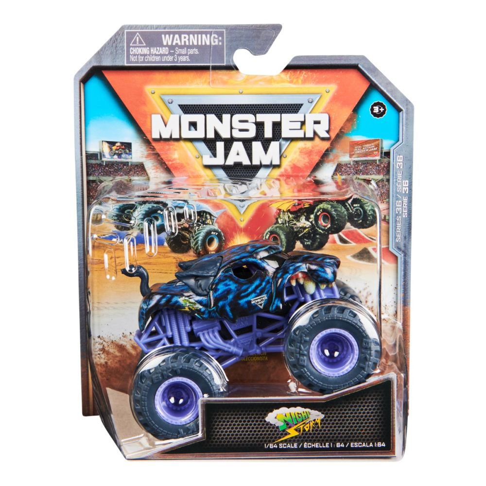 Masinuta Monster Jam, Night Storm, 1:64, 20146077 | Noriel