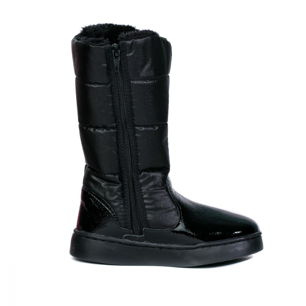 Cizme imblanite, Inalte, Bibi Shoes, Urban Boots, Black