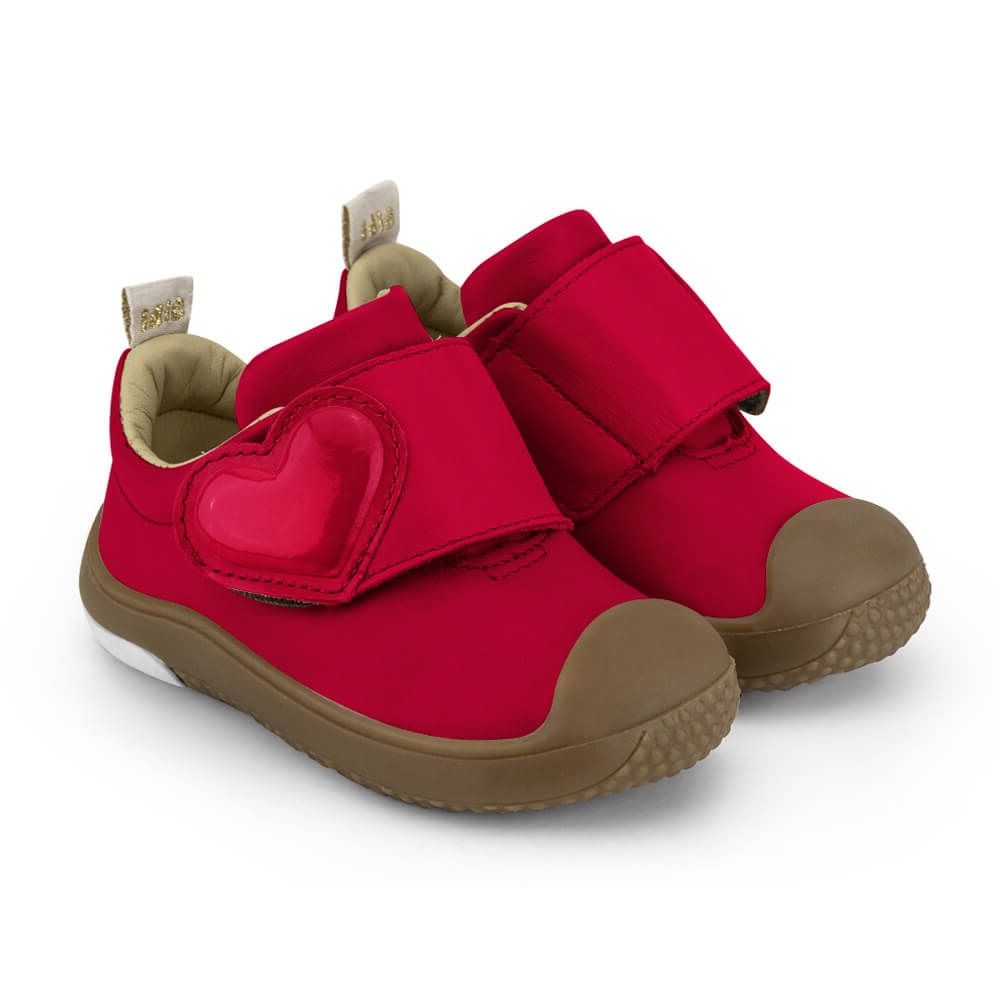 Pantofi Bibi Shoes, Prewalker, Red Heart