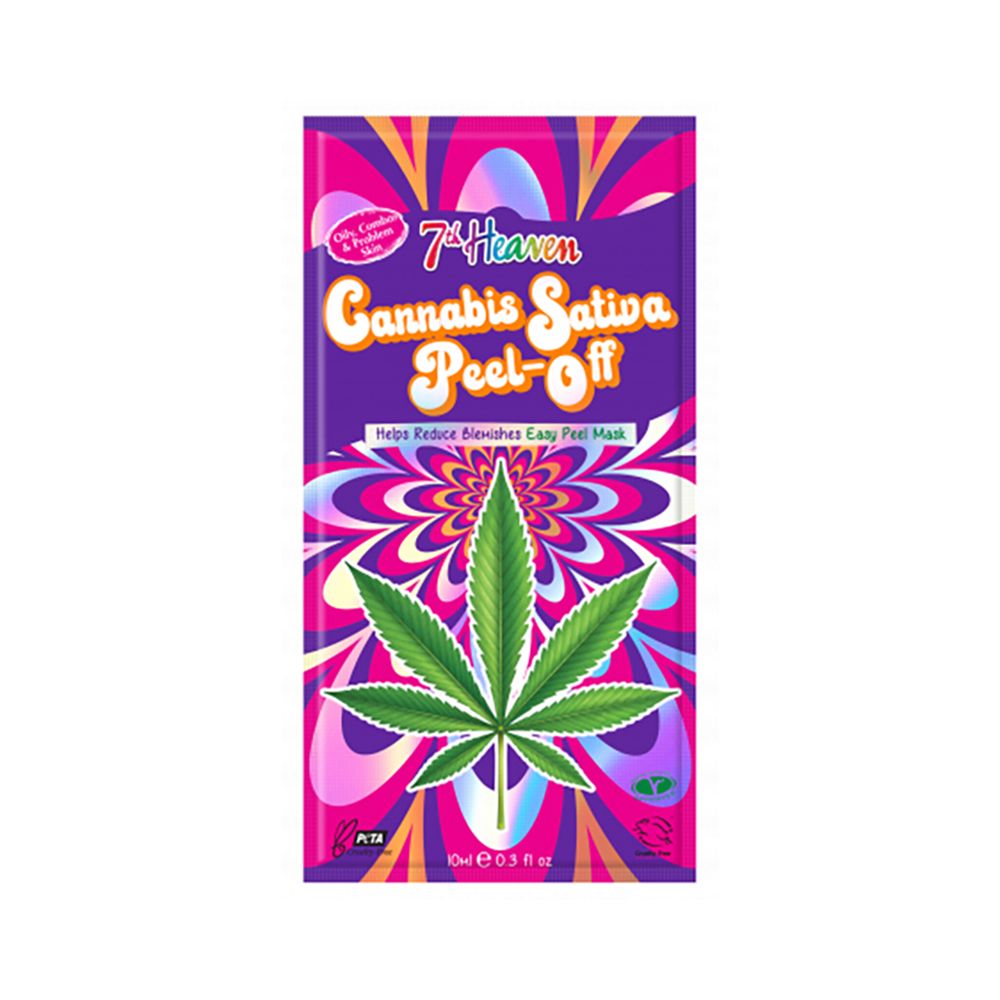 Masca de fata 7th Heaven Cannabis sativa Peel-off, 15 ml