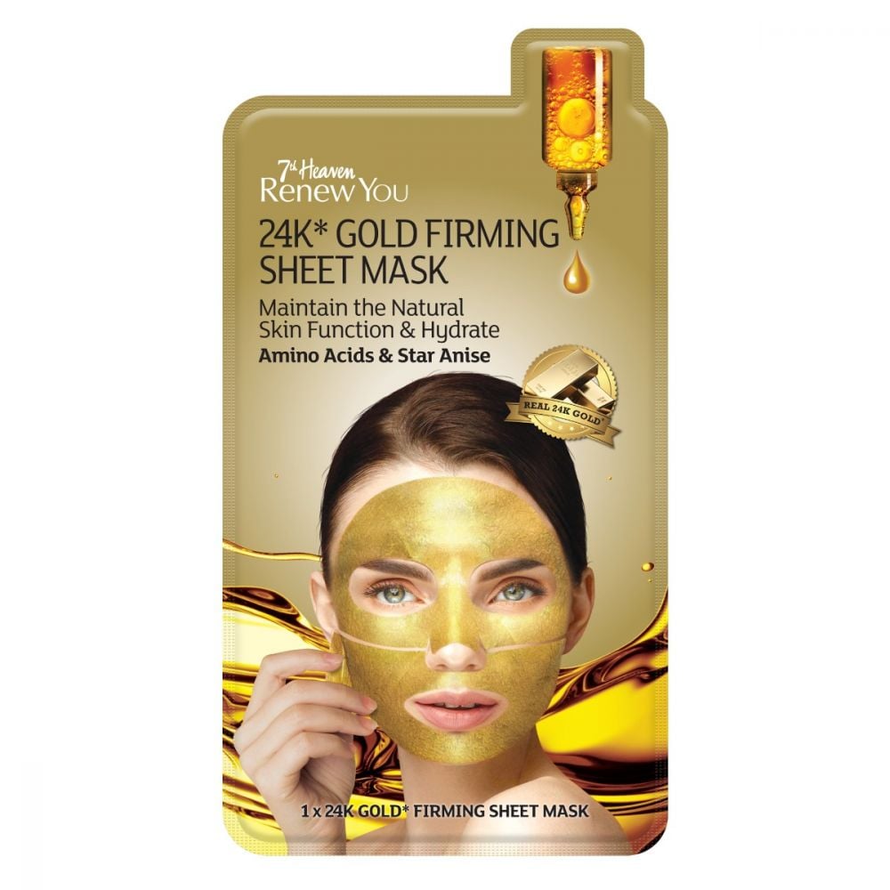masca de fata cu aur 24k