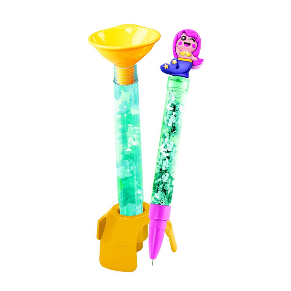Set de creat pixuri, Clementoni, Magical Mermaids, 3 buc