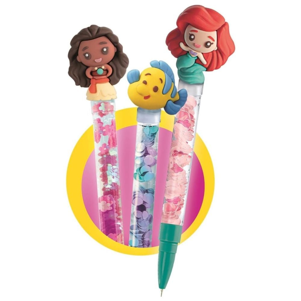 Atelier de creat pixuri, Clementoni, Disney Princess