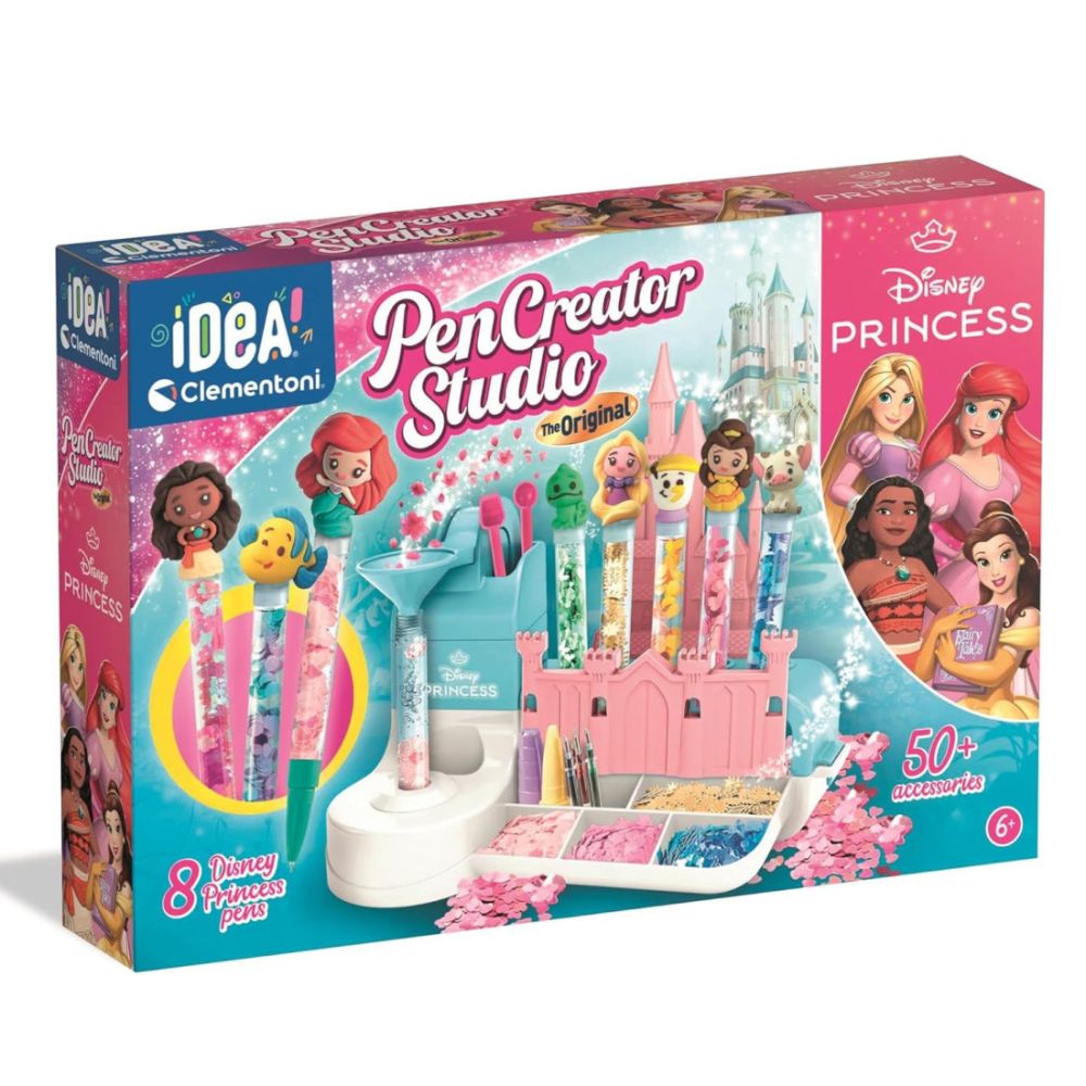 Atelier de creat pixuri, Clementoni, Disney Princess
