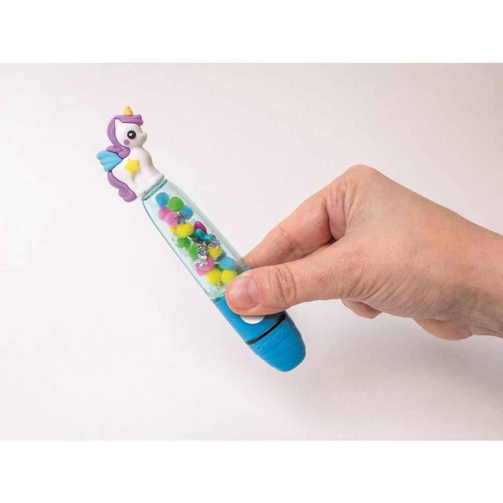Set de joaca creativ, Clementoni, Marker cu decoratiuni