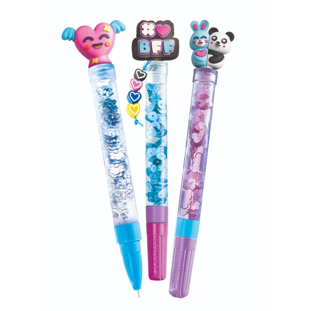 Set de creat pixuri, Clementoni, Best Friends Forever, 3 buc | Noriel