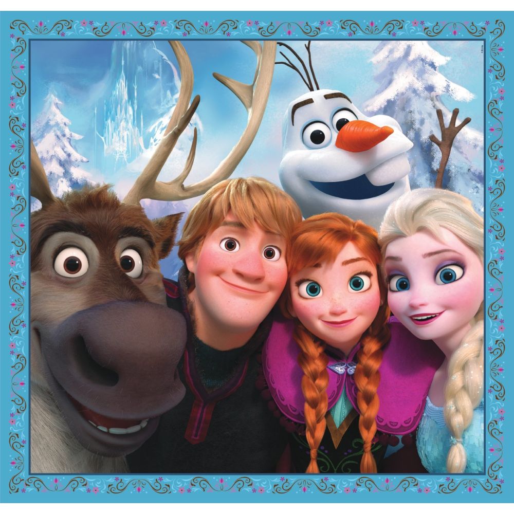Puzzle Clementoni, Disney Frozen, 3 x 48 piese