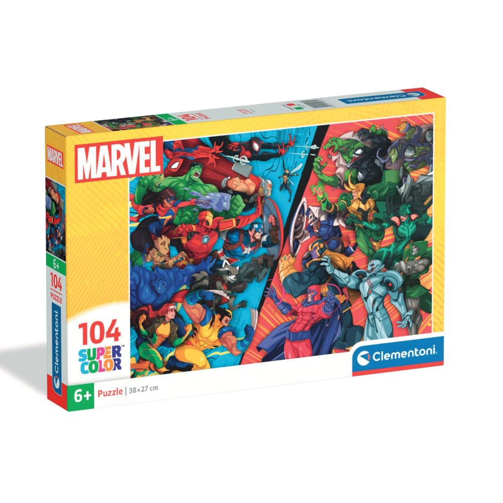 Puzzle Clementoni, Marvel Heroes VS Villains, 104 piese