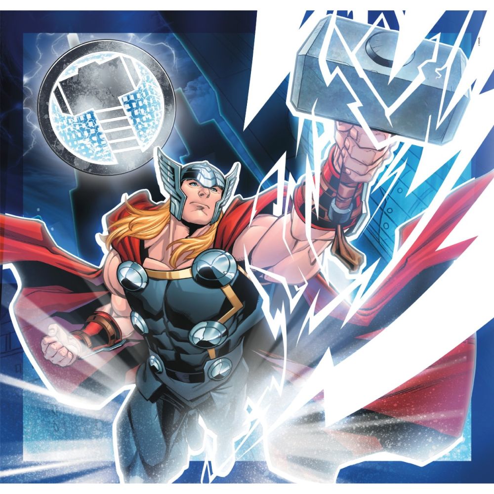 Puzzle Clementoni, Marvel Avengers, 3 x 48 piese