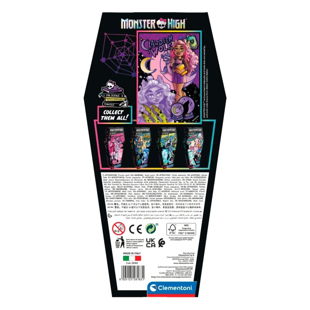 Puzzle Clementoni, Monster High, Clawdeen Wolf, 150 piese