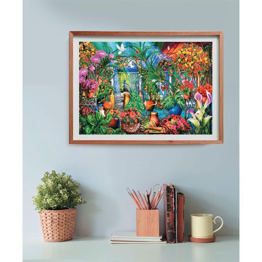 Puzzle Clementoni, Paun in sera, 500 piese