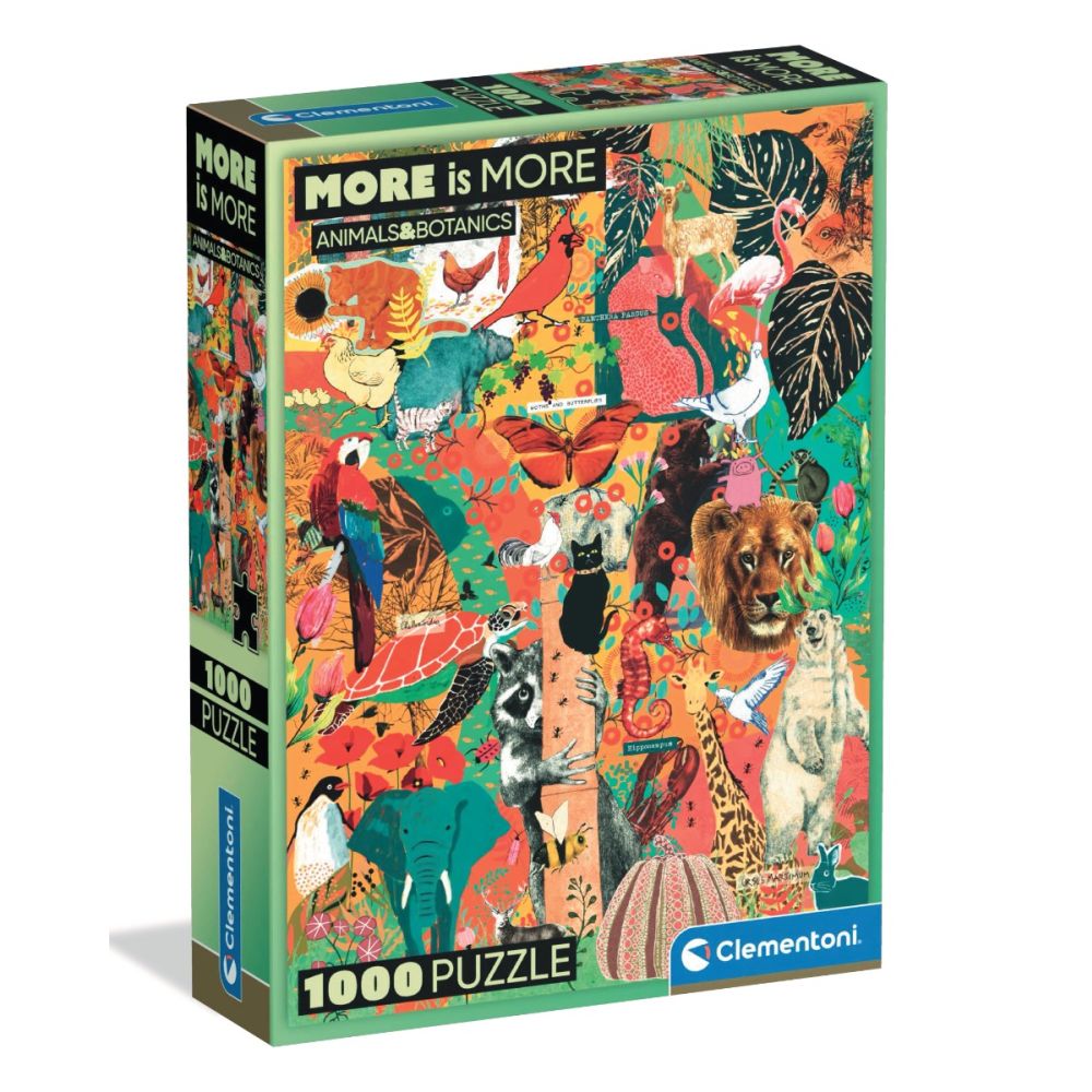 Puzzle Clementoni, Animale si botanica, 1000 piese