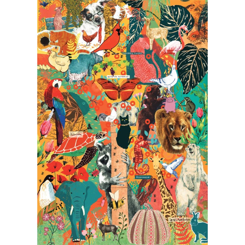 Puzzle Clementoni, Animale si botanica, 1000 piese