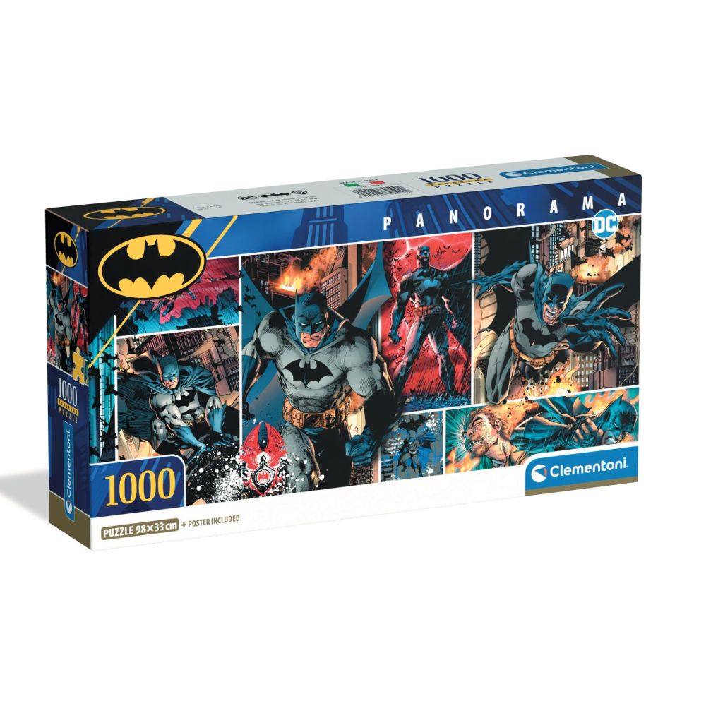 Puzzle Clementoni panoramic, Batman, 1000 piese