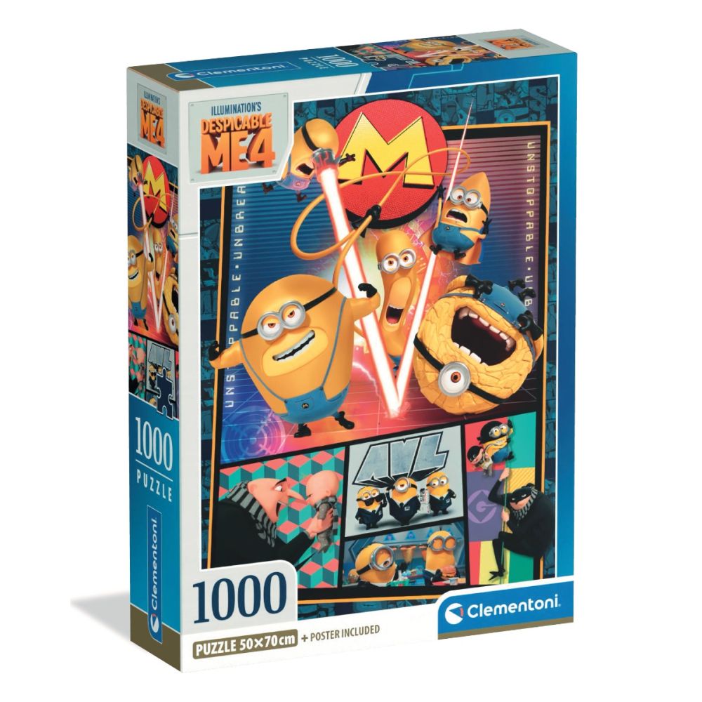 Puzzle Clementoni, Despicable Me 4, 1000 piese