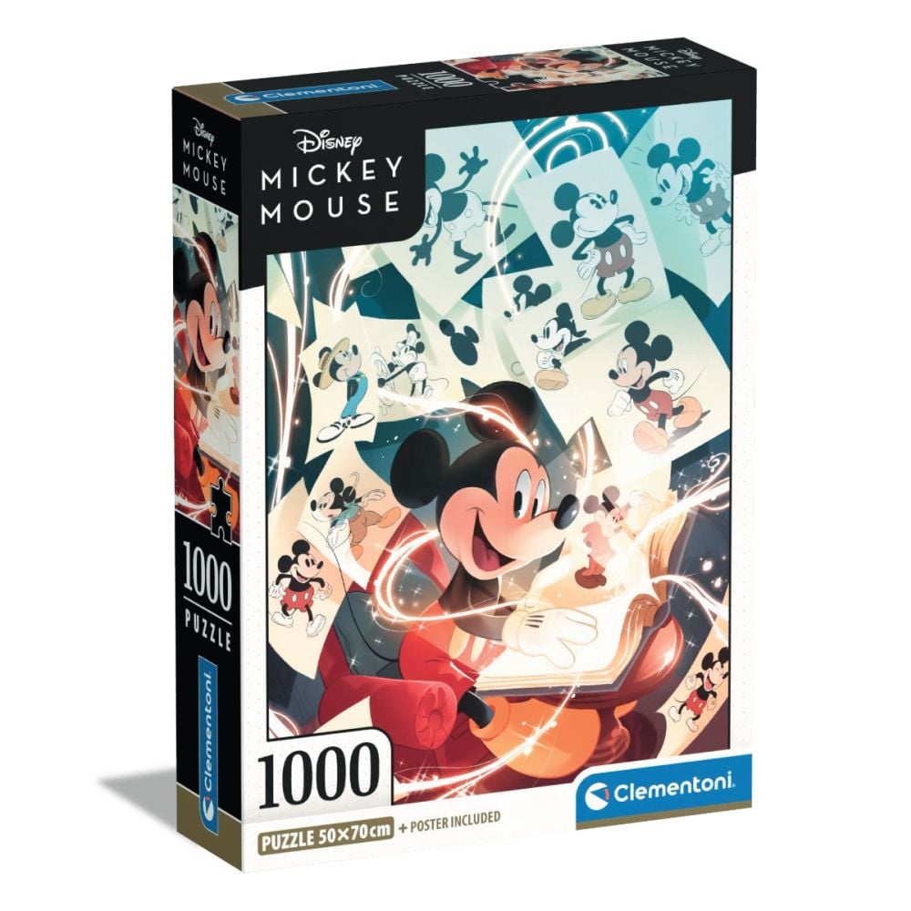 Puzzle Clementoni, Disney Mickey Mouse, 1000 piese