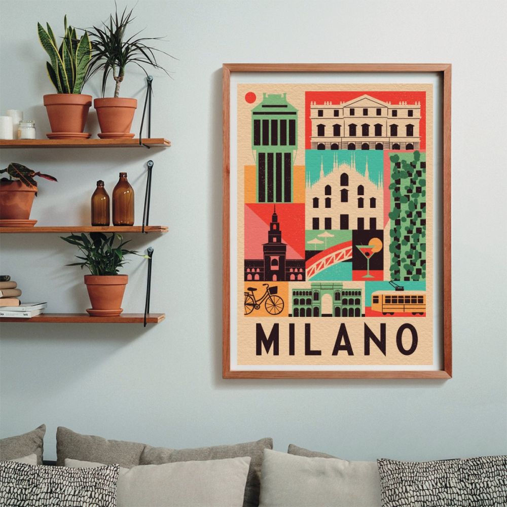 Puzzle Clementoni, Style in the city, Milano 1000 piese
