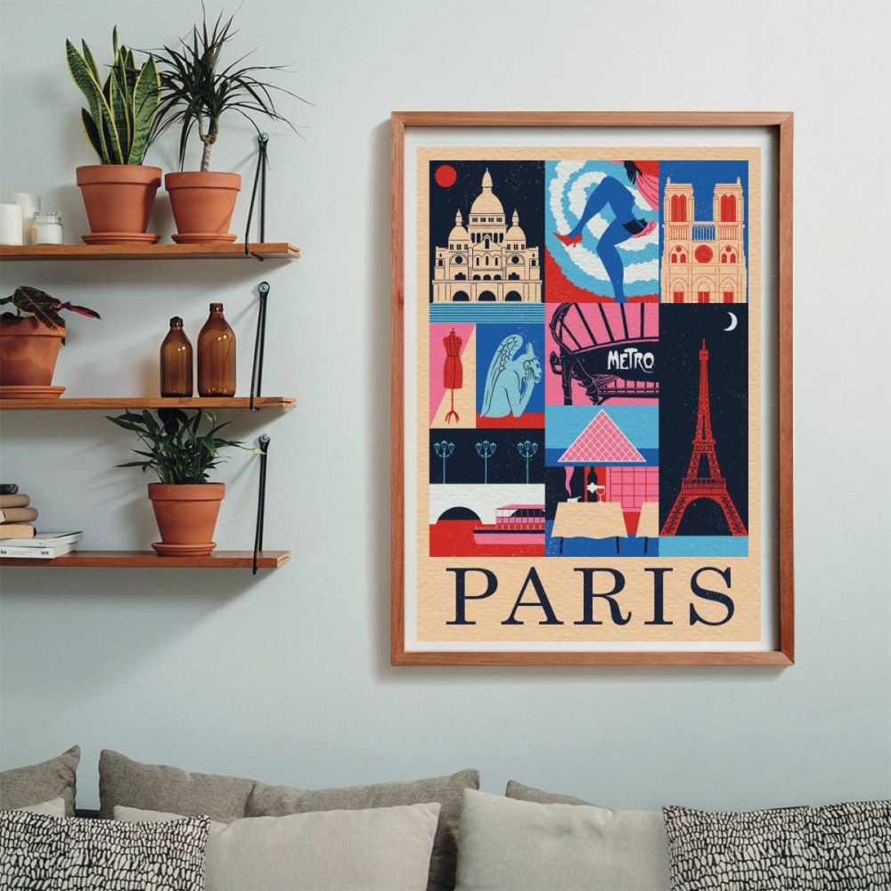 Puzzle Clementoni, Style in the city, Paris, 1000 piese