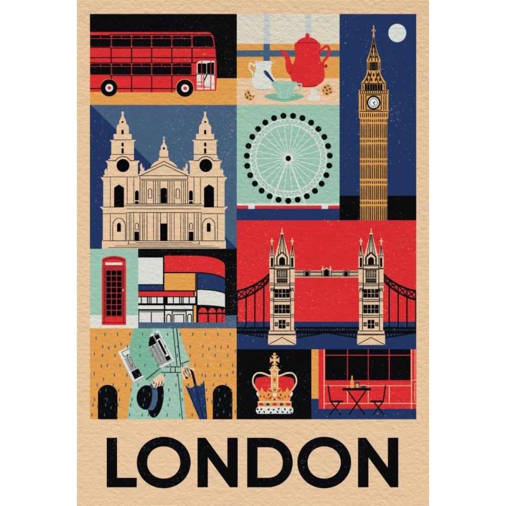 Puzzle Clementoni, Style in the city, London, 1000 piese