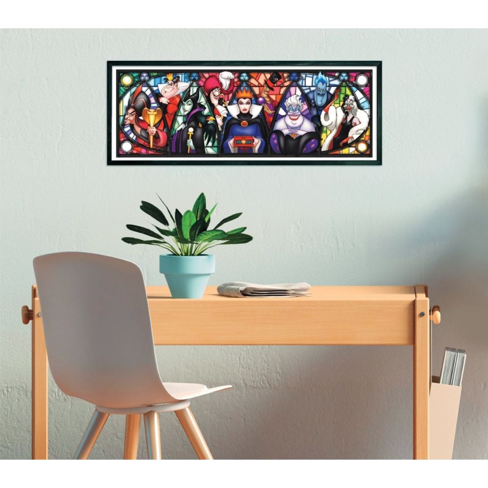Puzzle Clementoni panoramic, Disney Villains, 1000 piese