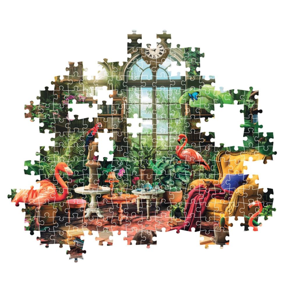 Puzzle Clementoni, Biblioteca din sera, 1000 piese