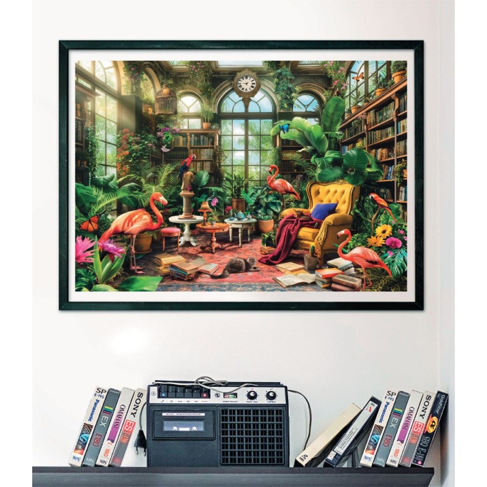 Puzzle Clementoni, Biblioteca din sera, 1000 piese