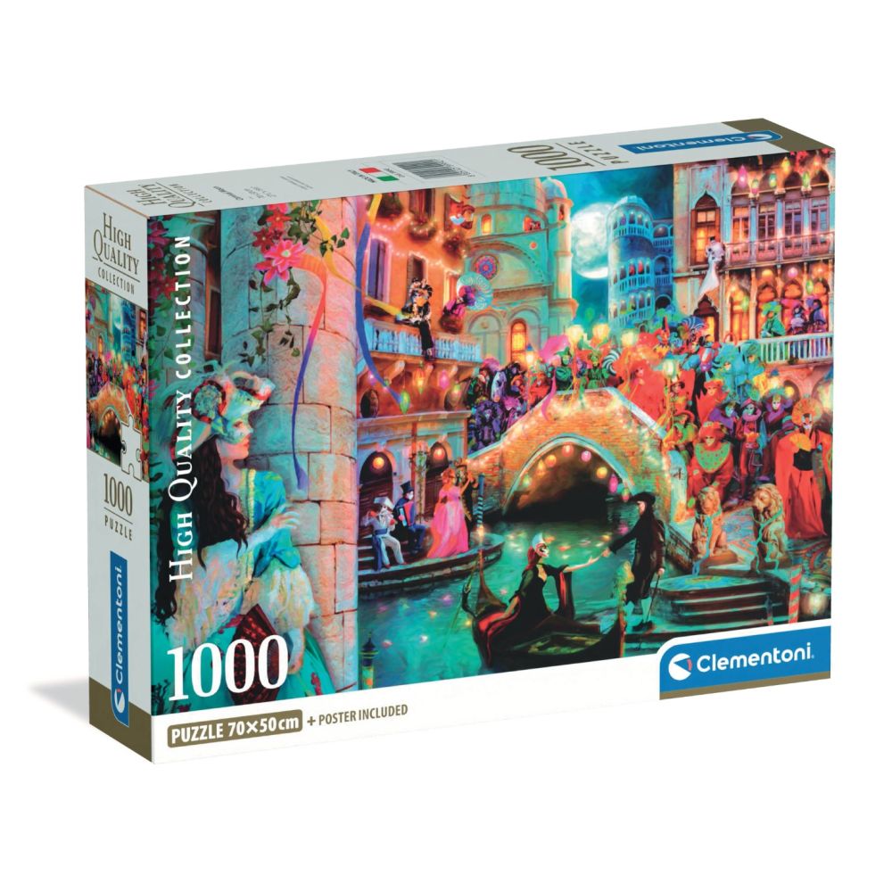 Puzzle Clementoni, Carnival in Venetia, 1000 piese
