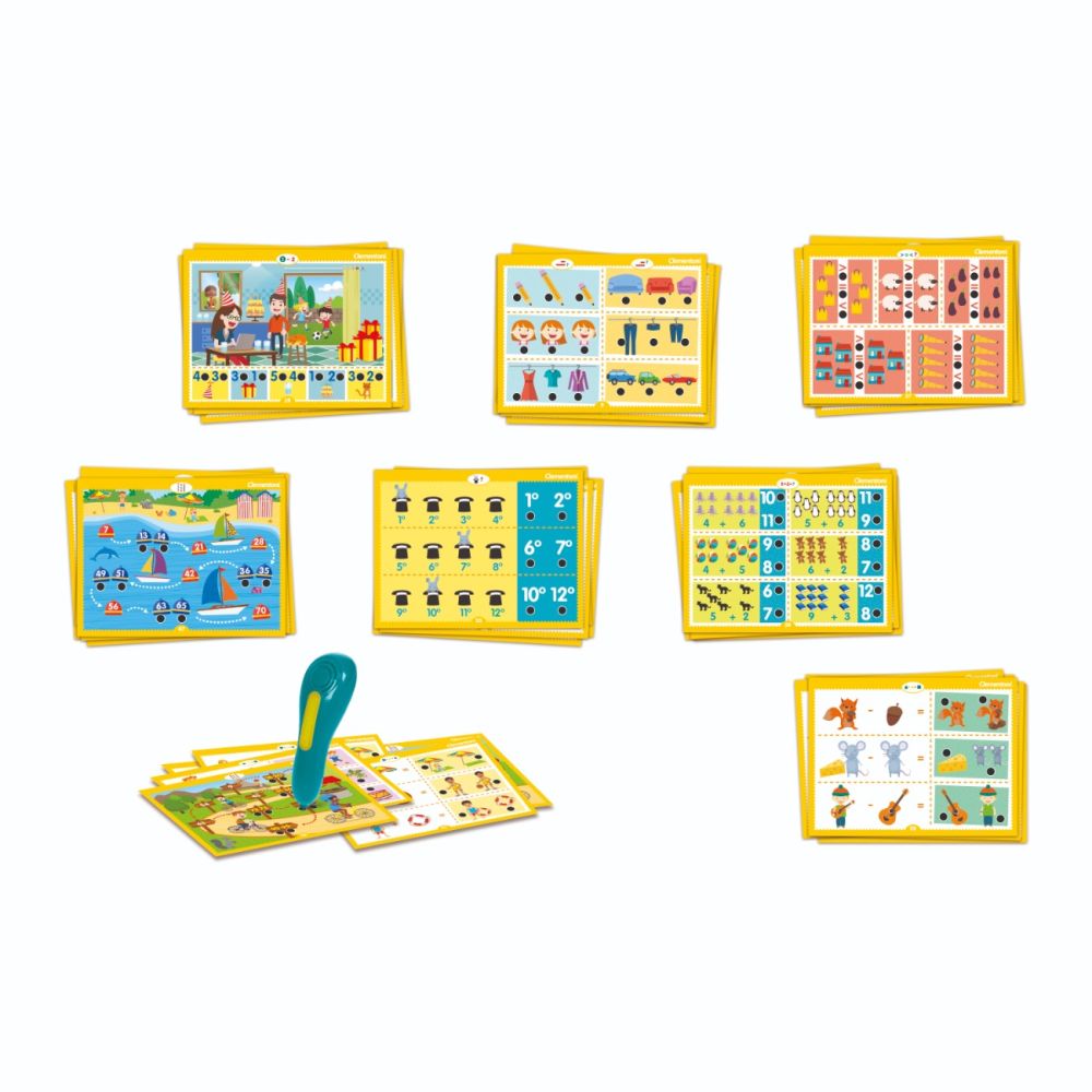 Joc educativ, Clementoni, Agerino, Enciclopedie electronica cu pix, 5-7 ani