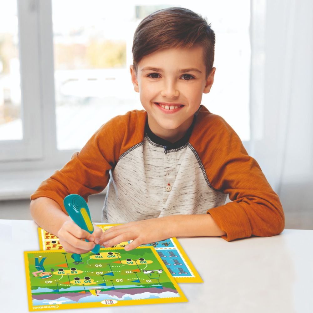 Joc educativ, Clementoni, Agerino, Enciclopedie electronica cu pix, 5-7 ani