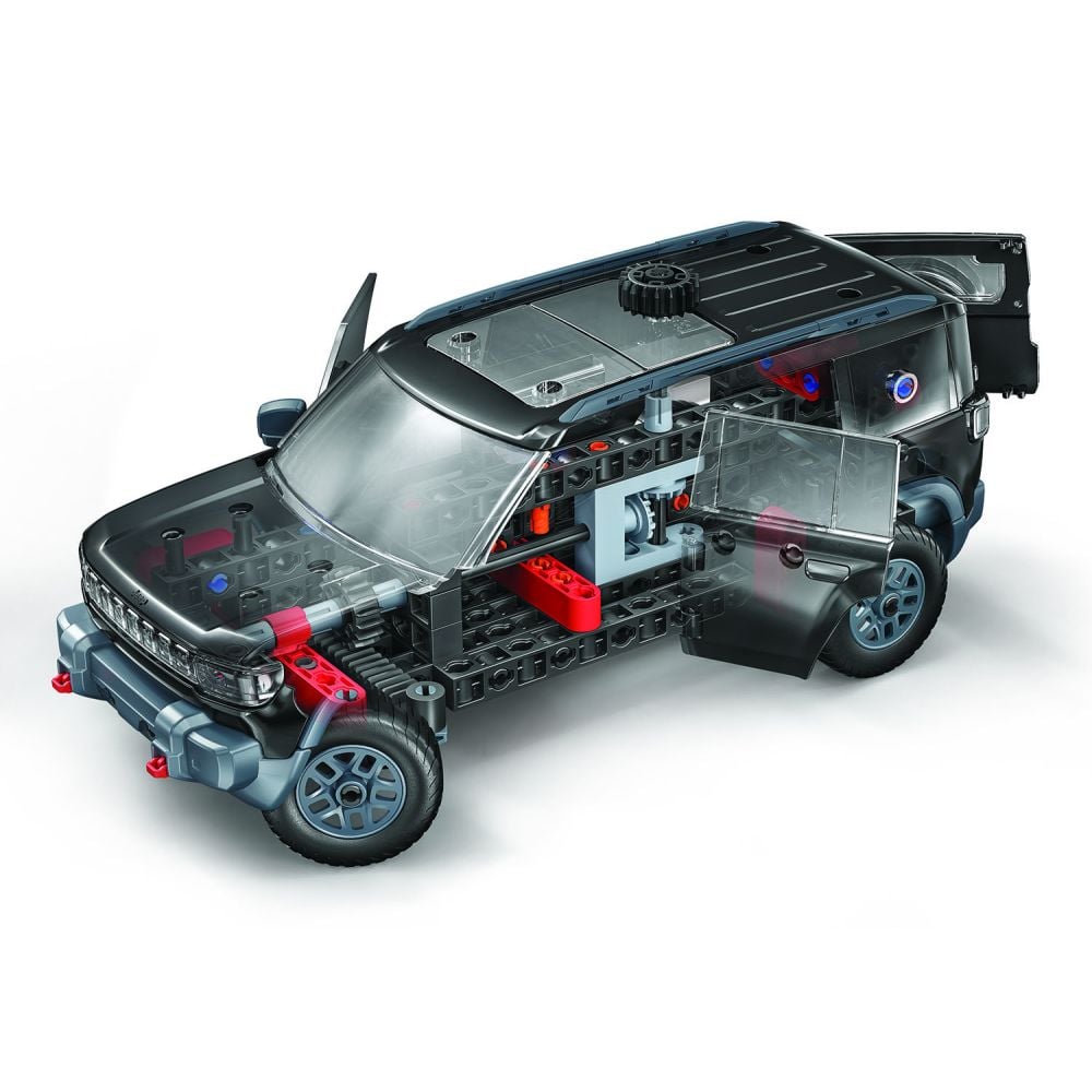 Kit de constructie, Clementoni, Jeep Racon