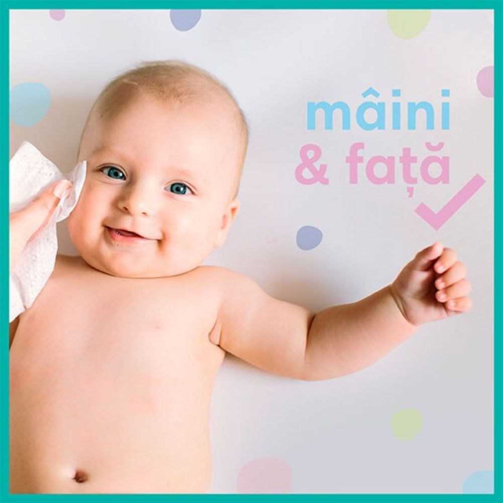 Servetele umede Pampers Fresh Clean, 6 Pachete x 80, 480 buc