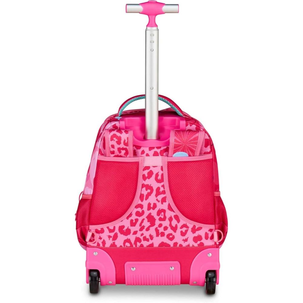 Troller cu 3 compartimente, Mitama, Run Maxi, Furry Pink