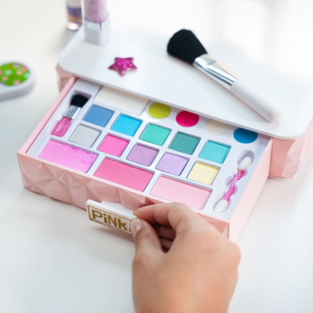 Studio de machiaj interactiv cu oglinda vorbitoare, Nice, Pink It Smart Vanity