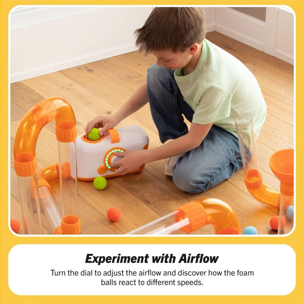 Set tuburi de aer interconectabile, Fat Brain Toys, Air Toobz