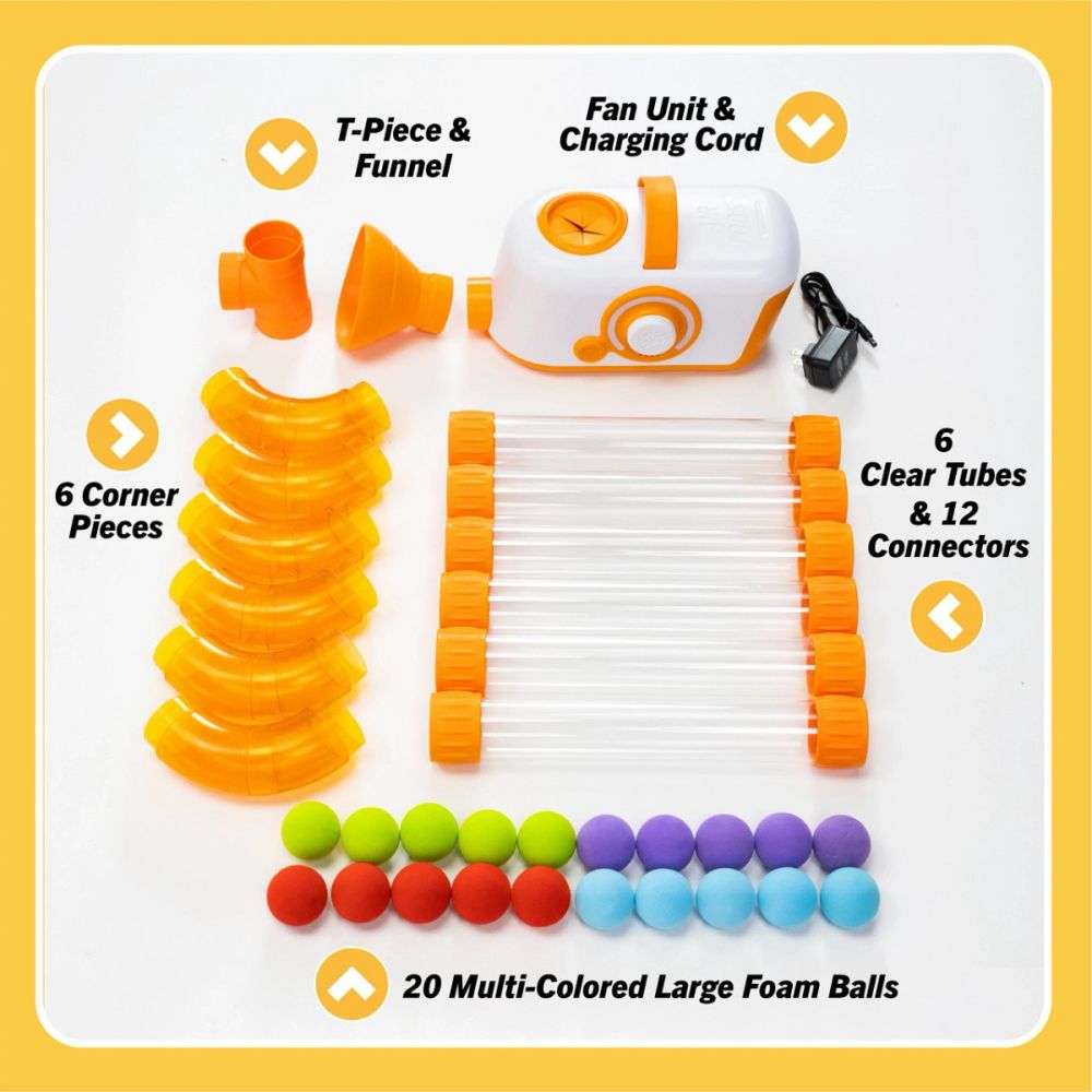 Set tuburi de aer interconectabile, Fat Brain Toys, Air Toobz