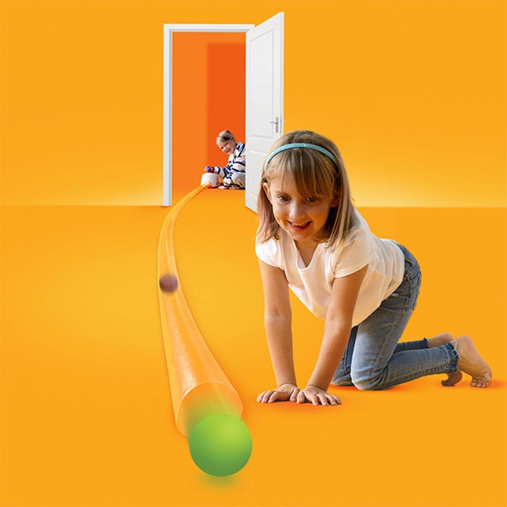 Kit de extindere traseu Air Toobz, Fat Brain Toys, Tub flexibil, 30 m
