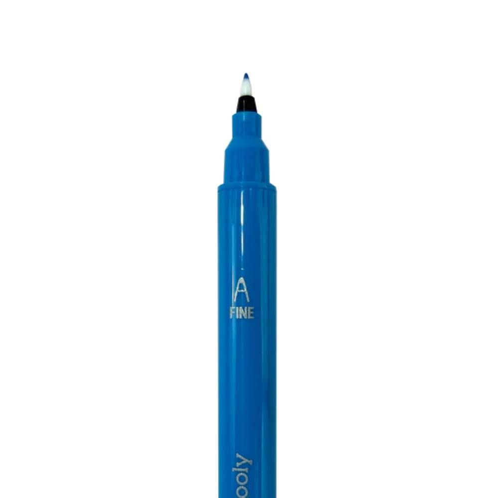 Carioci 2 in 1 cu pensula si varf fin, Nice, Color Luxe, 20 culori