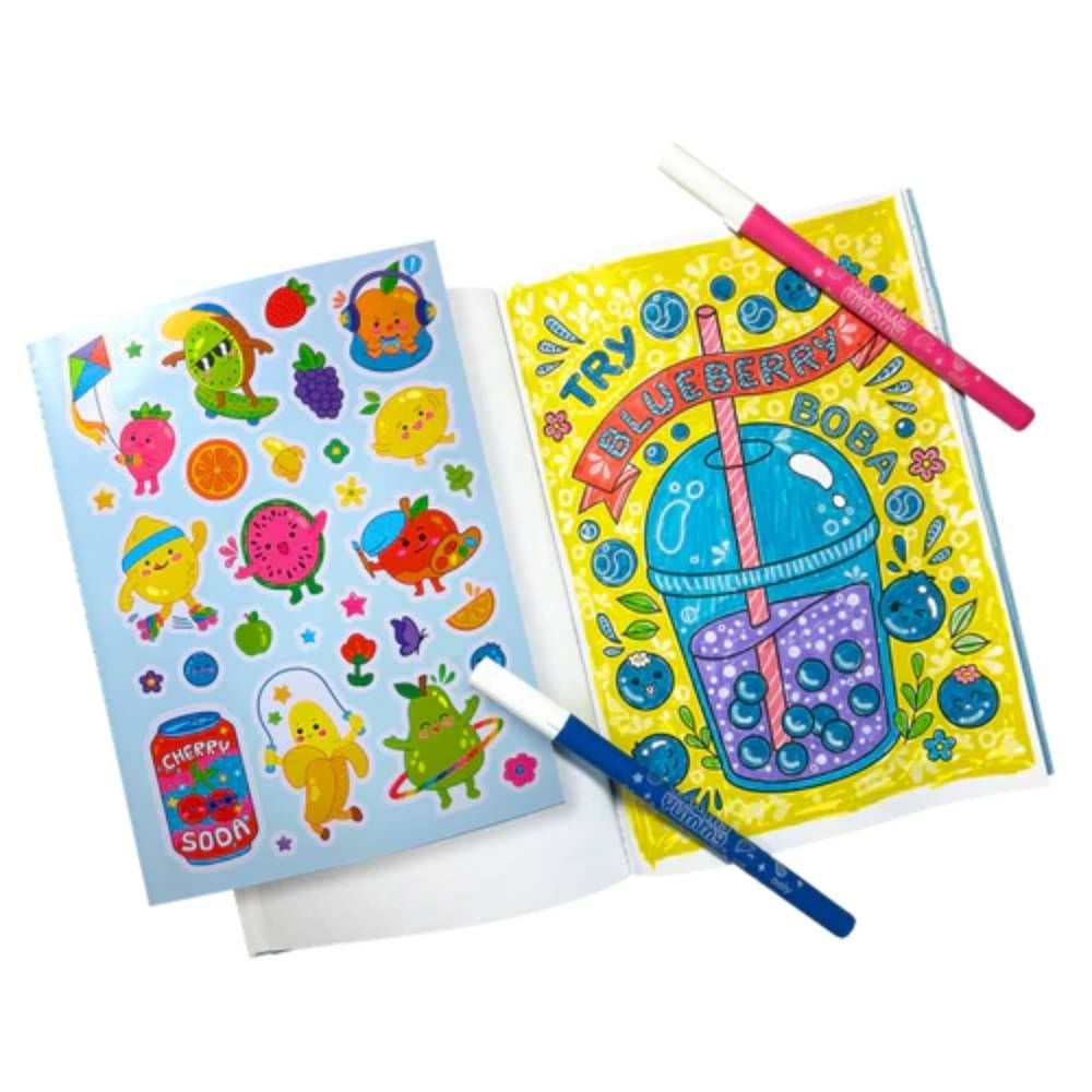 Set de colorat 3 in 1 parfumat, Ooly, Yummy Yummy