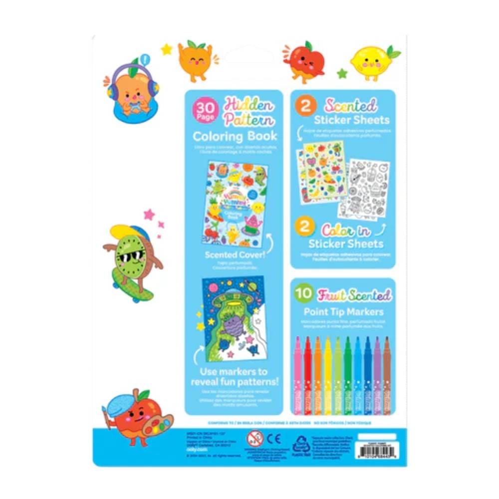 Set de colorat 3 in 1 parfumat, Ooly, Yummy Yummy