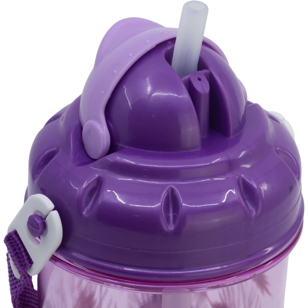 Sticla din plastic cu pai, Disney Frozen, 465 ml