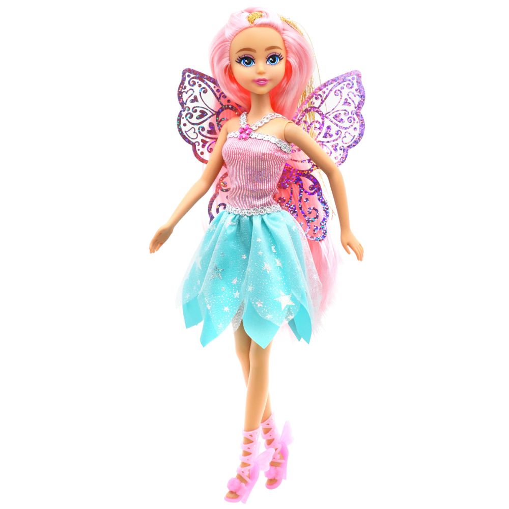 Papusa zana cu par roz, Dreameez, 29 cm